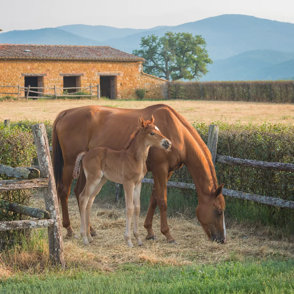 Élevage de chevaux, Les Écuries de Corcy, Saint-André-de-Corcy