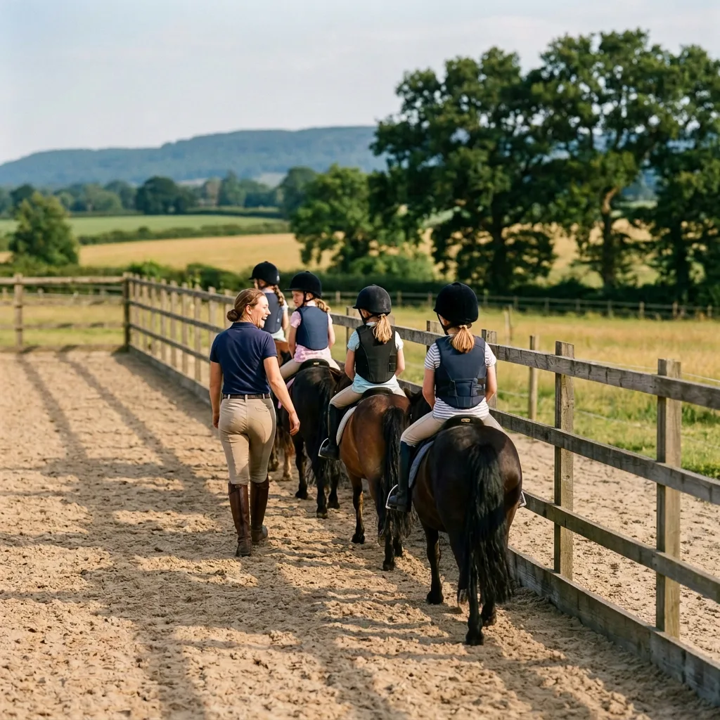 Cours de poney à Saint-André-de-Corcy, Ain